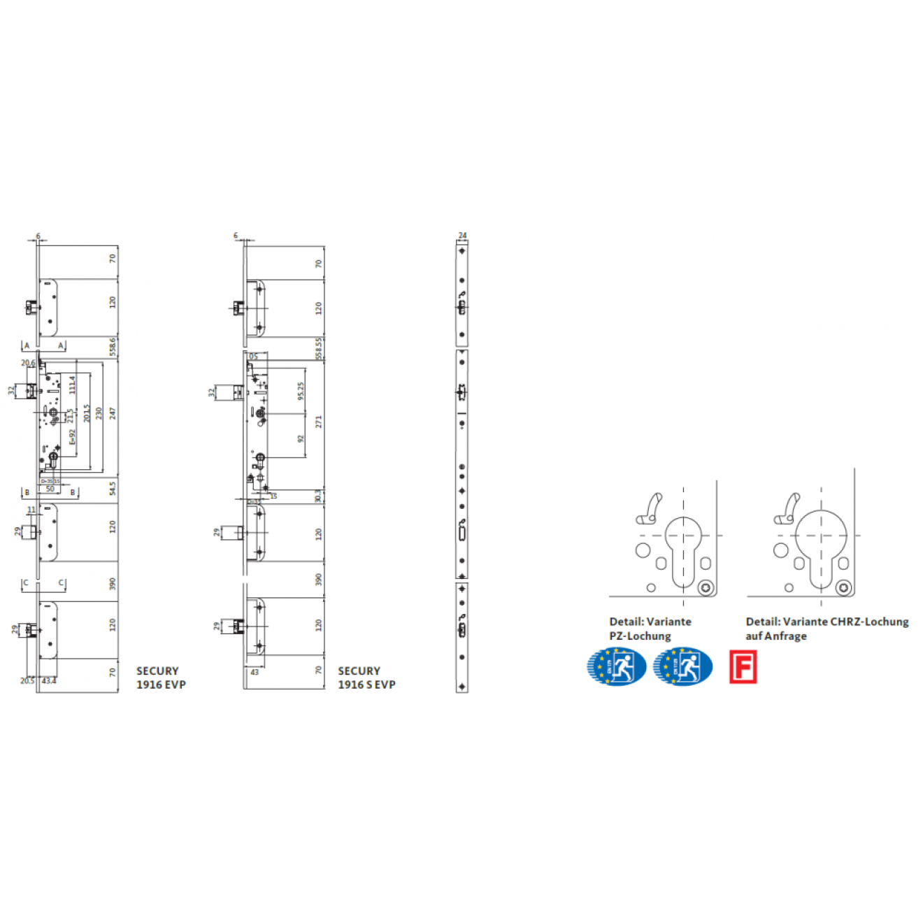 SECURY 1916 EVP / SECURY 1916 S EVP