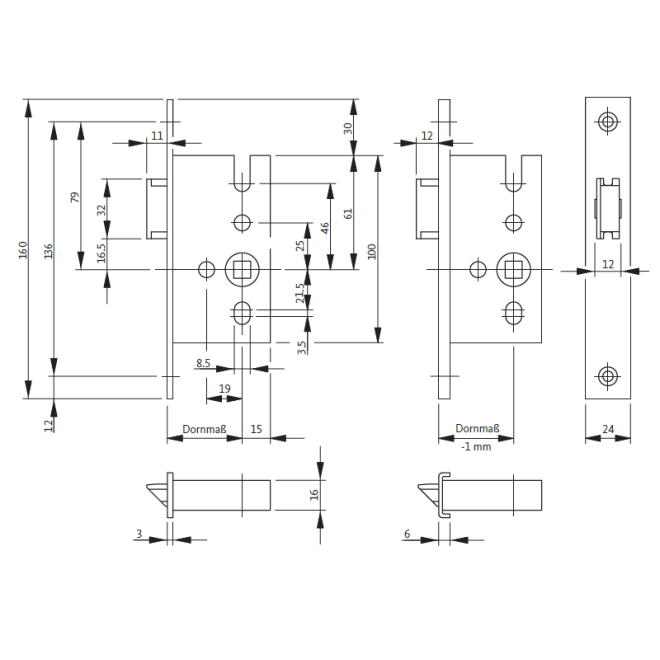 Fallenschloss B 1307