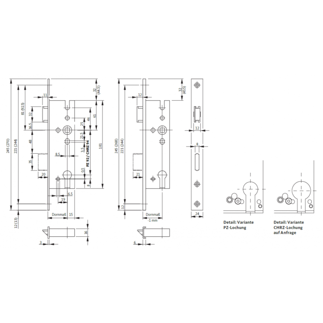 Rohrrahmenschloss 1314