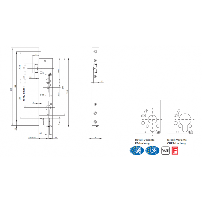 Panikmotorschloss 1956