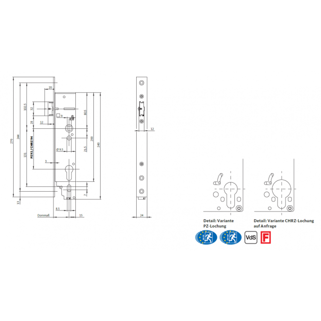 Panikmotorschloss 1959